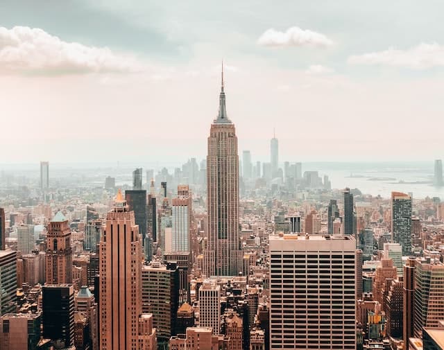 New York City in October Skyline.