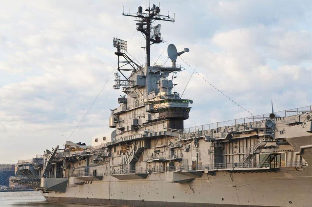 An aircraft carrier that's been docked - which New York City Pass is best