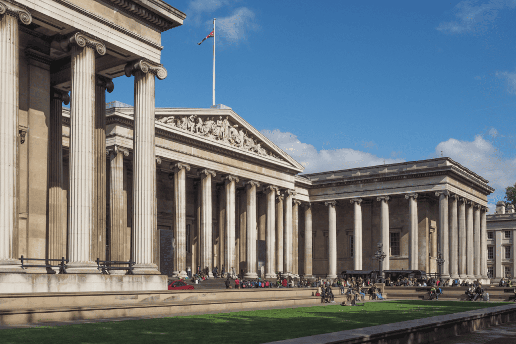 A building built like a the Roman Pantheon. 