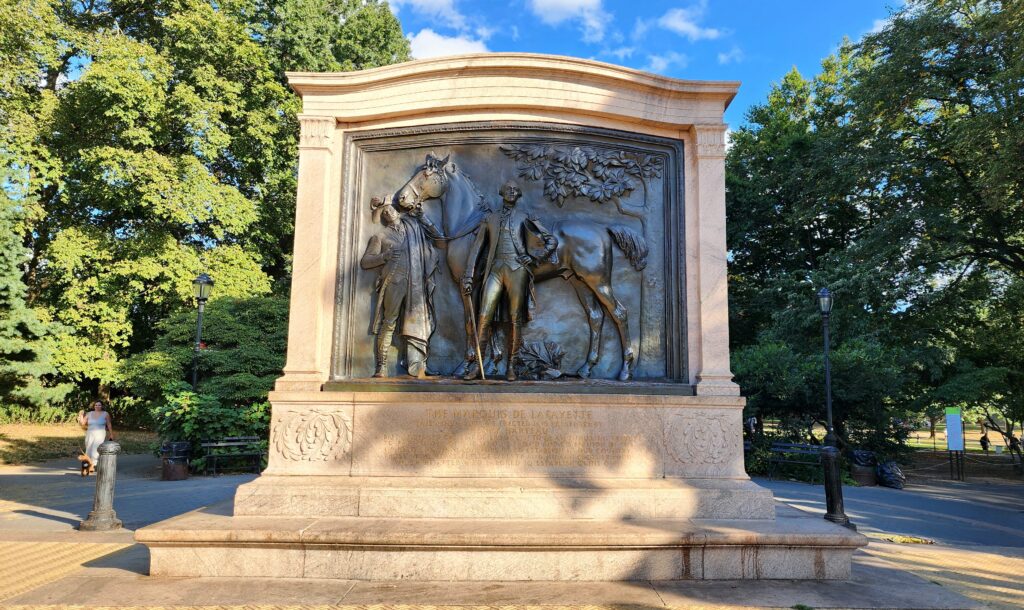 Lafayette Memorial in Brooklyn